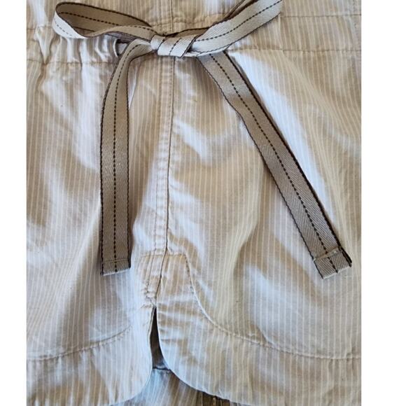 Columbia Omni Shade Lightweight Tan and White striped Women's Jacket Size Medium - Picture 13 of 16